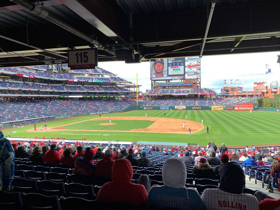 Phillies Opening Day from the fans