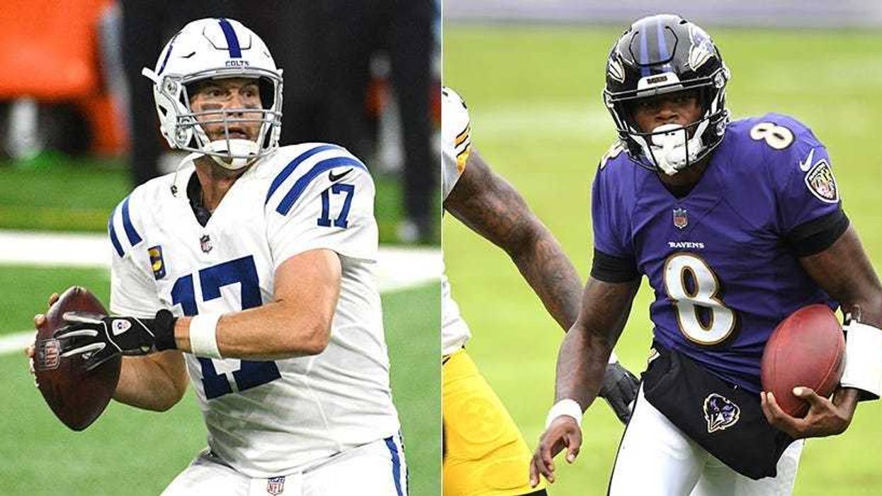 Phillip Rivers and Lamar Jackson square off Sunday