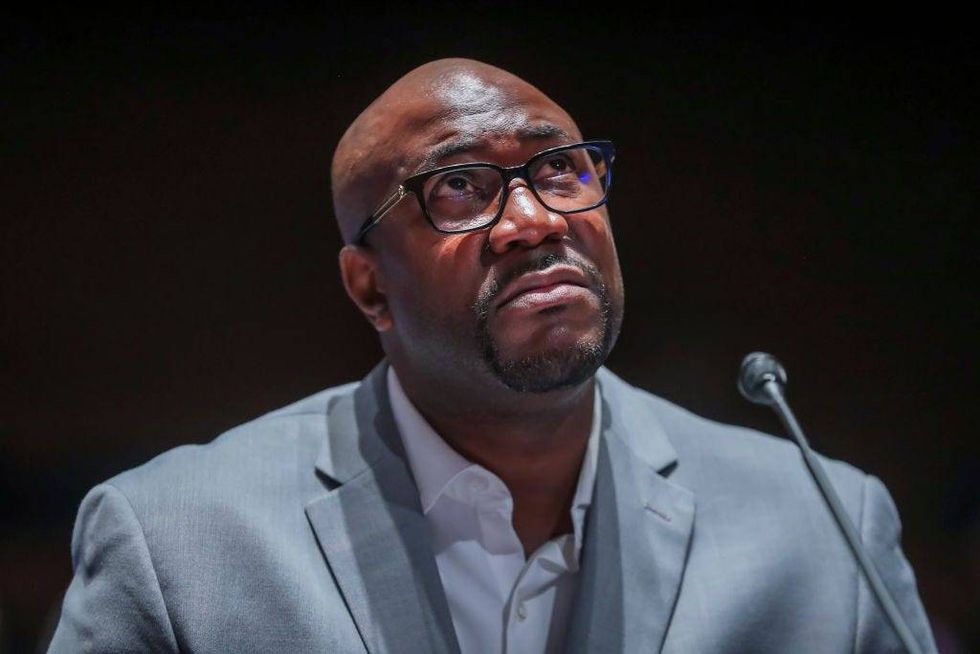 Philonise Floyd, brother of George Floyd, gives his opening statement during the House Judiciary Committee hearing on Policing Practices and Law Enforcement Accountability at the U.S. Capitol on June 10