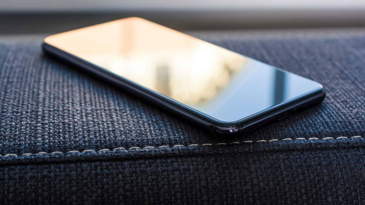 Phone on a couch