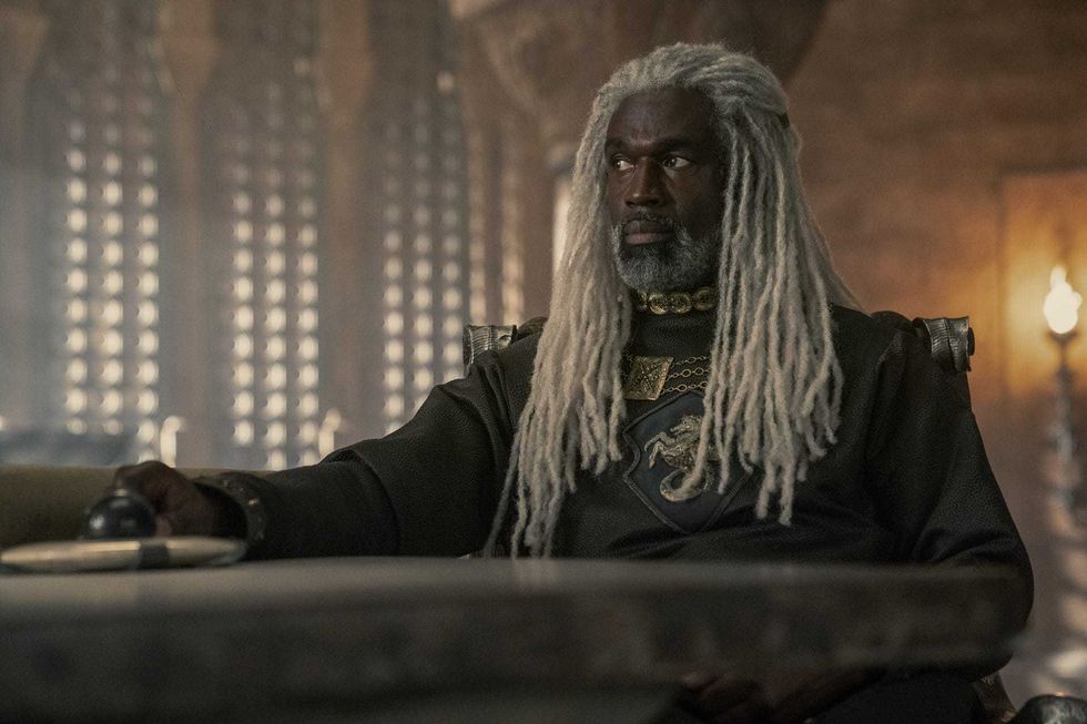 Photo of Corlys Velaryon, played by Steve Toussaint, in HBO