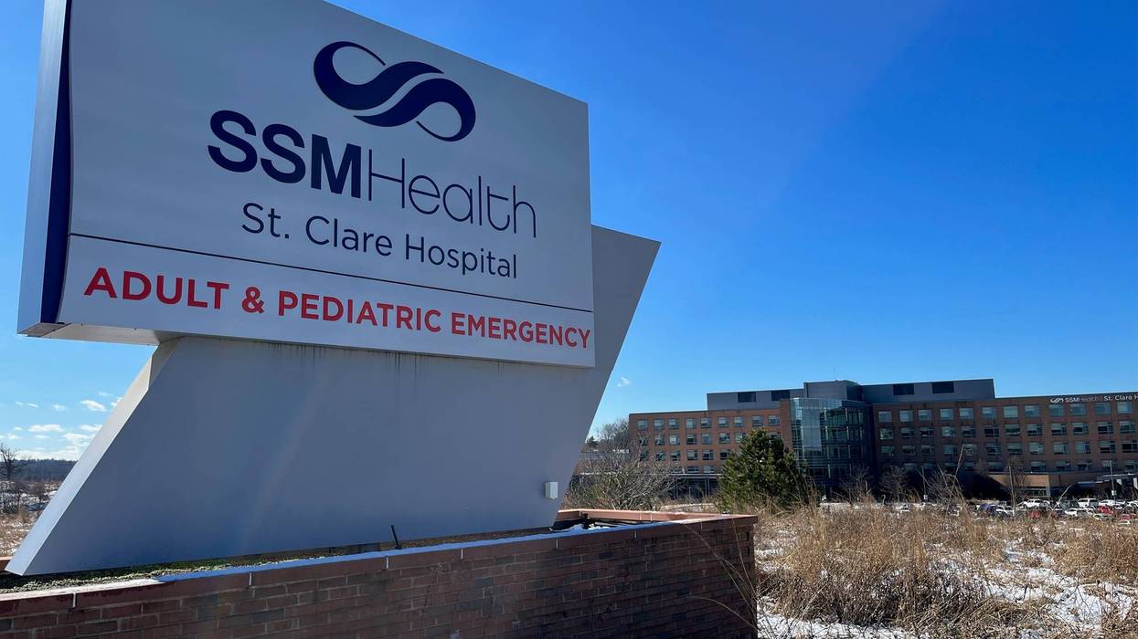 photo of the ssm health st. clare hospital sign