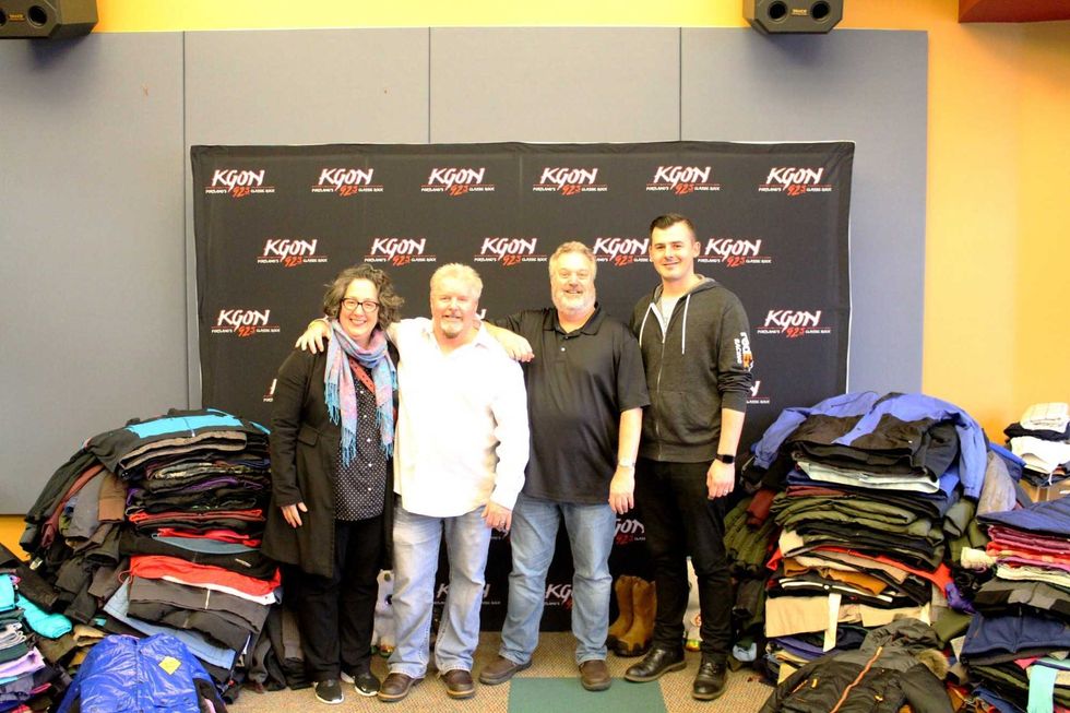 Photo opp by all these coats!