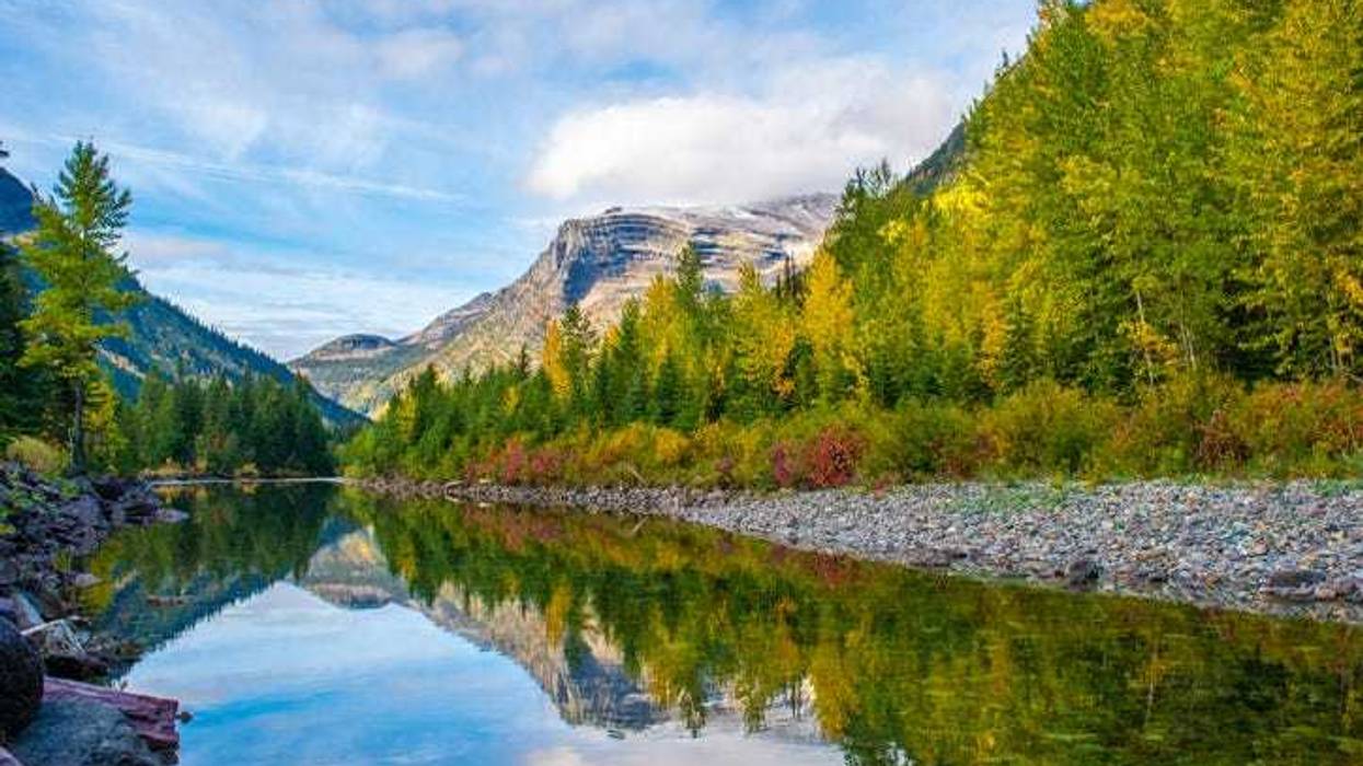 Photo taken along the Going to the Sun Road in Glacier National Park, Montana.