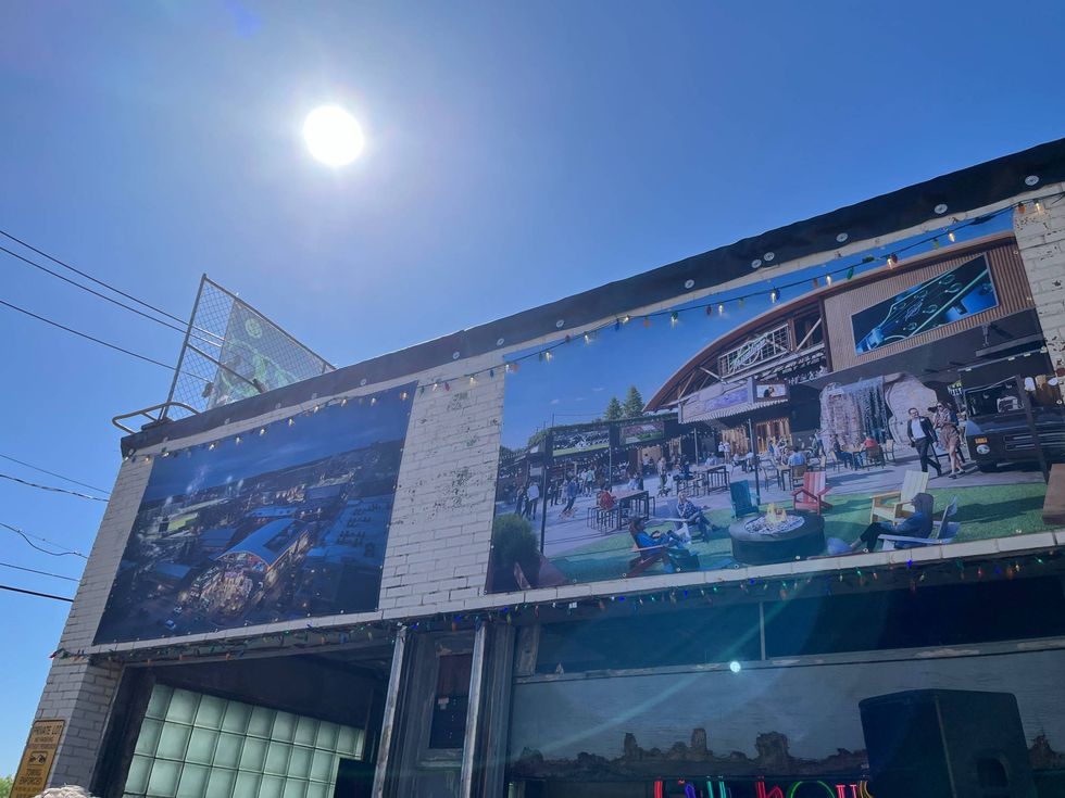 Photos of what the Trueline Greenville venue space will look like once completed