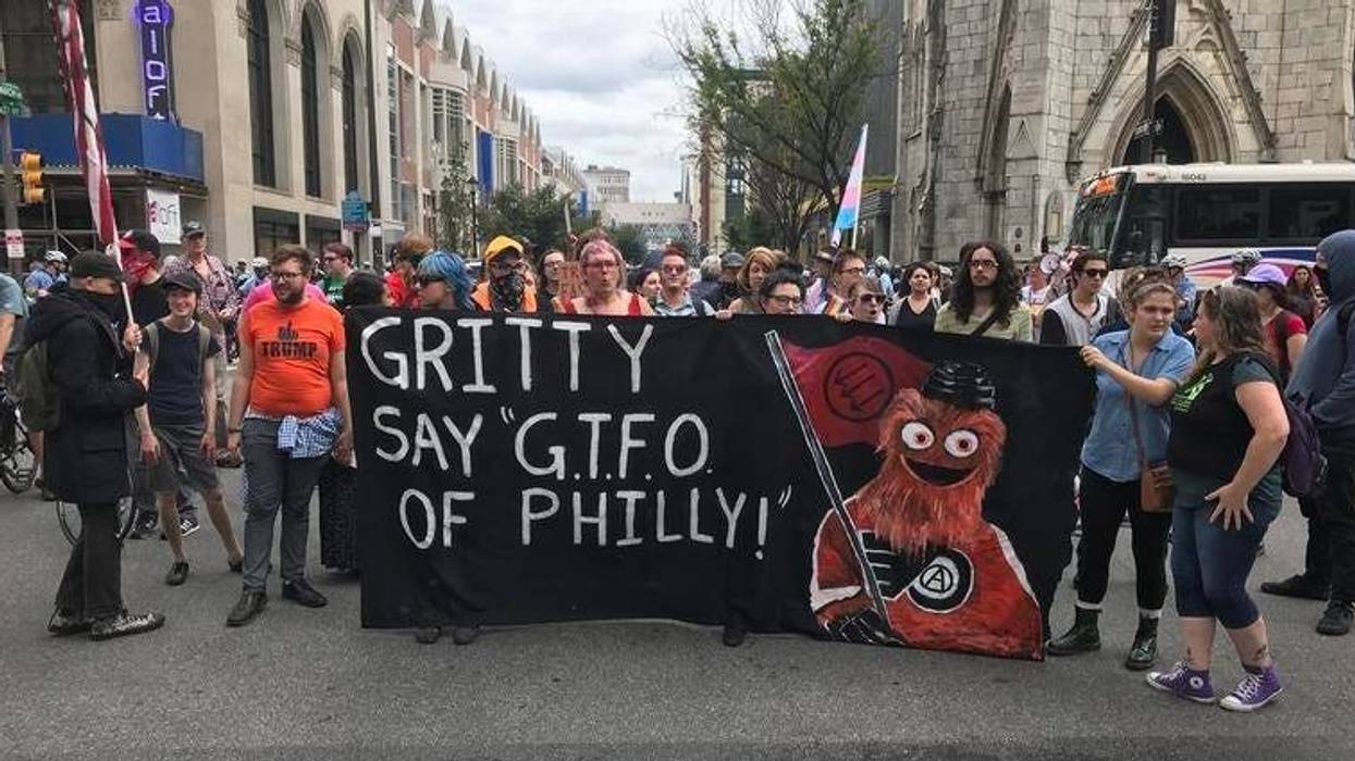 PHOTOS: Philadelphians protest Trump's visit