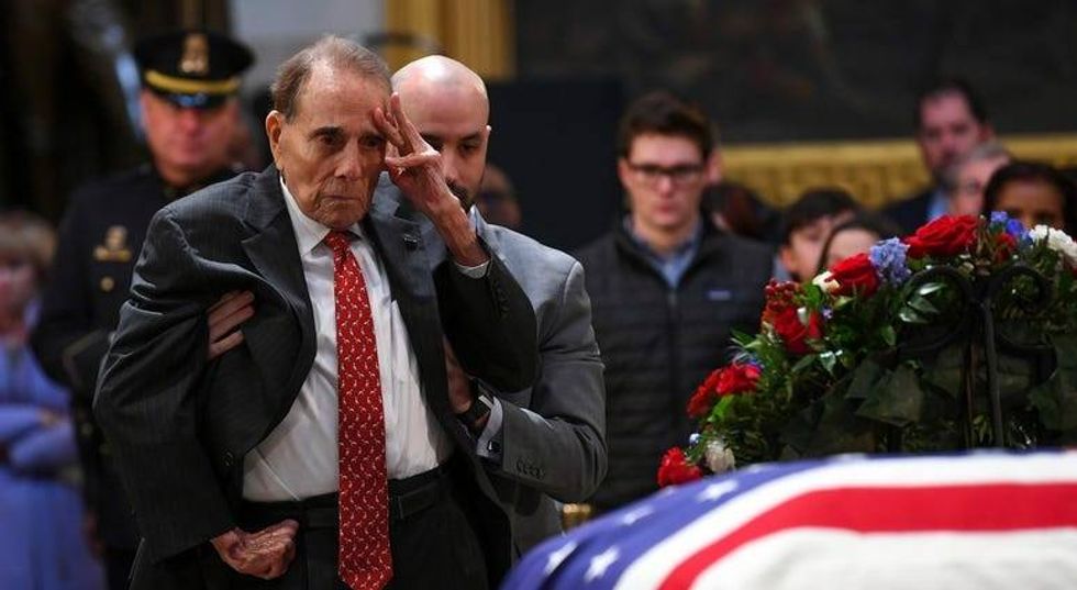 PHOTOS: President George H.W. Bush lies in state at U.S.Capitol