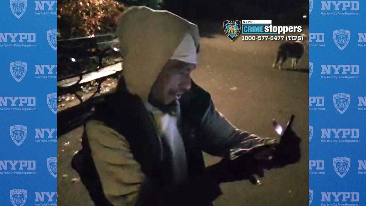 Photos released by police show the hooded suspect around the time of the incident