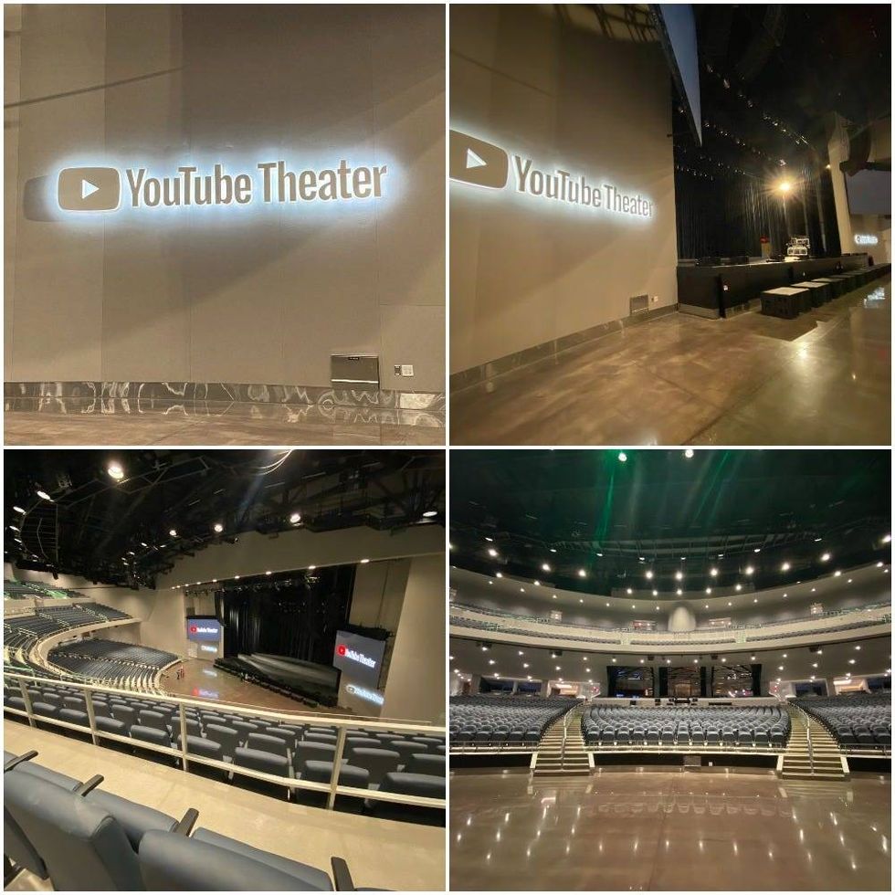Pics of inside the new YouTube Theater