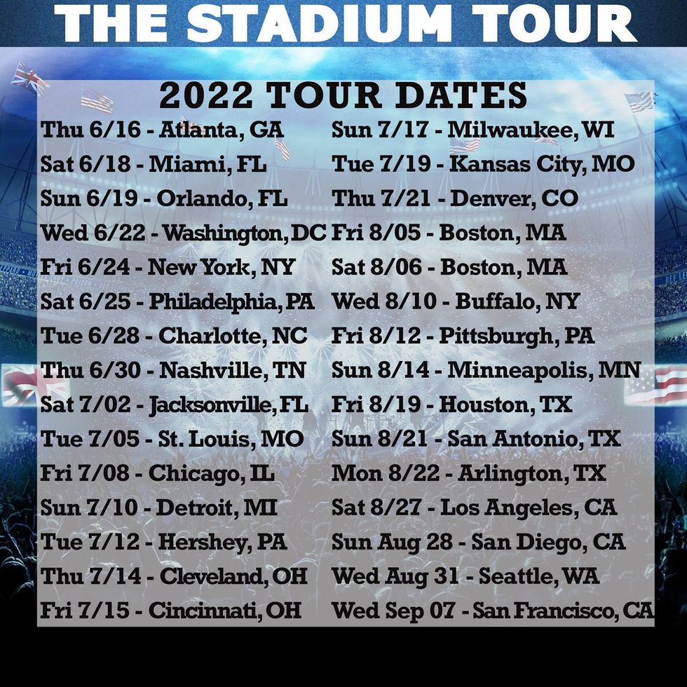 Picture of 2022 Stadium Tour Dates