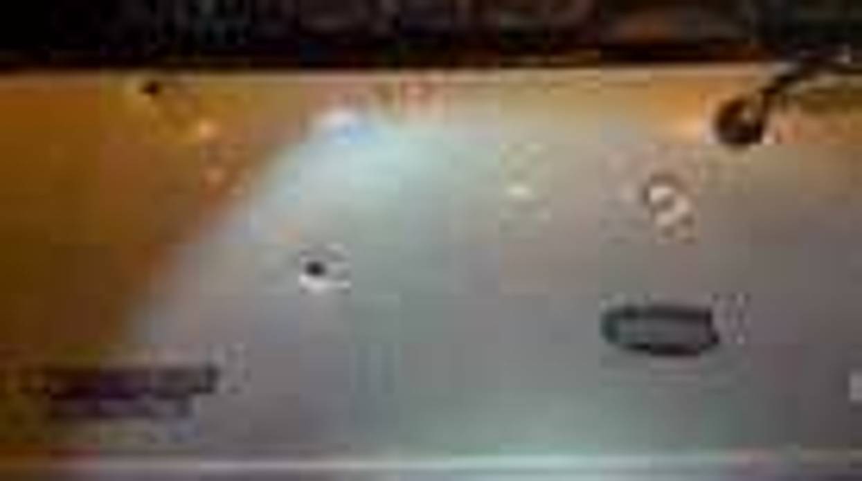 Picture of a car hit by gunfire near the Lee Monument on Thursday, July 30, 2020. (Richmond Police)