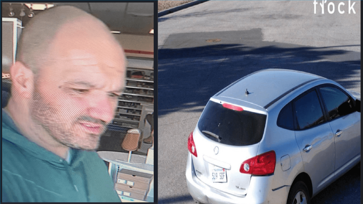 Picture of man and car suspected in recent thefts