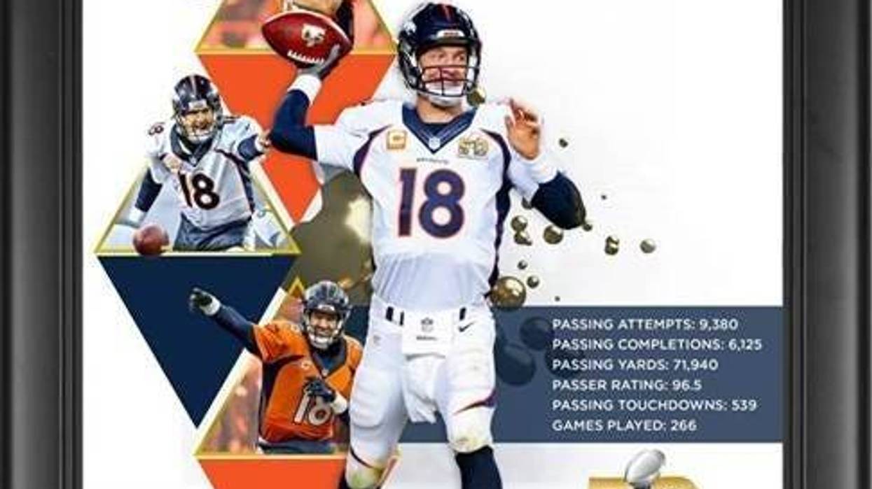 Picture of Peyton Manning Hall Of Fame Collectible