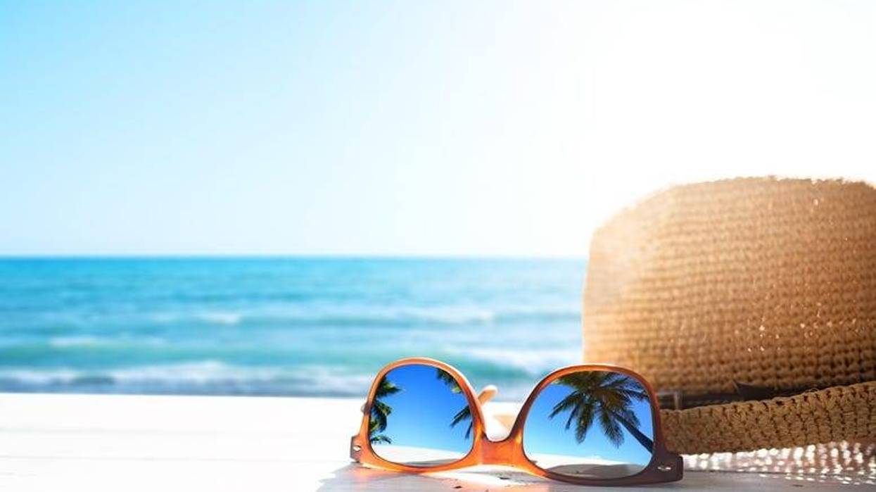 Picture showing beach vacation