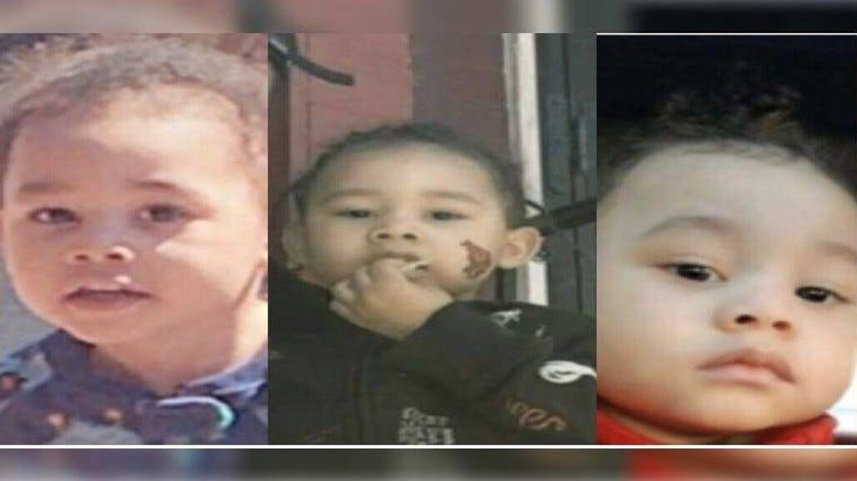 Pictures of 2-year-old King Hill, who is missing from his home near 31st and Page streets