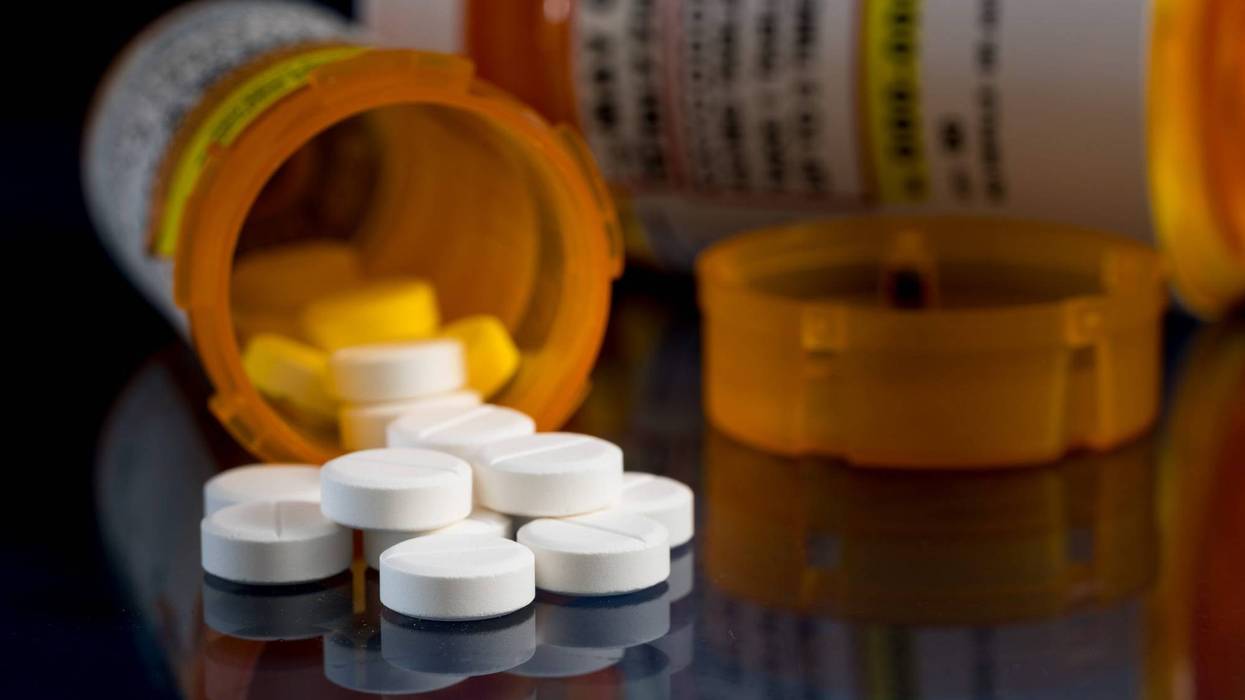 Pills from pill bottle