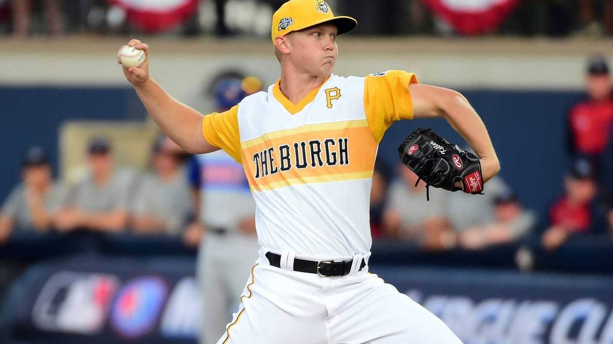 Pirates Mitch Keller in odd uniform