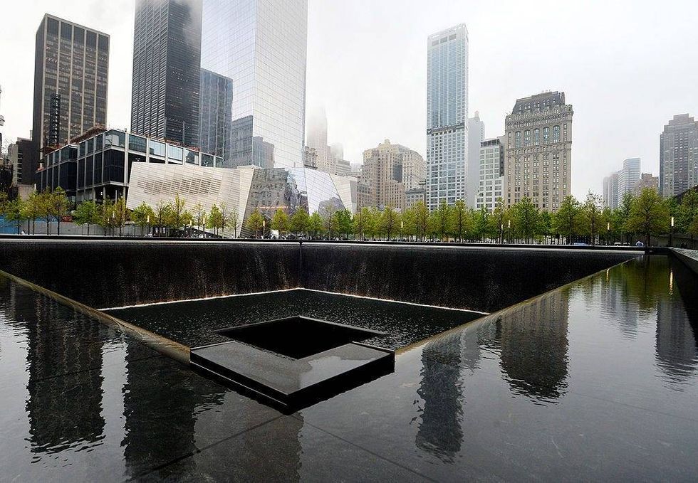 Piscina reflectance del World Trade Center Memorial en la ciudad de Nuava york