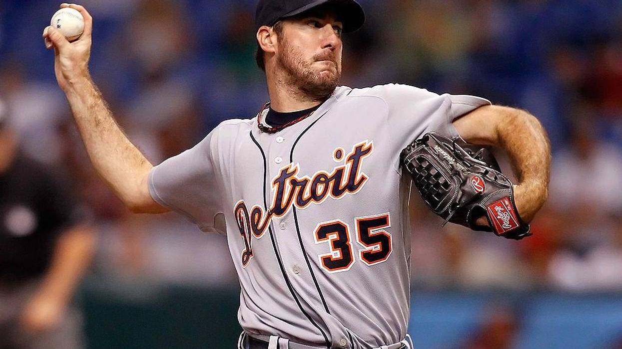 Pitcher Justin Verlander #35 of the Detroit Tigers