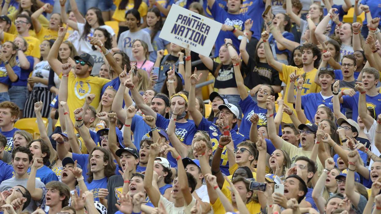 Pitt fans at Heinz Field