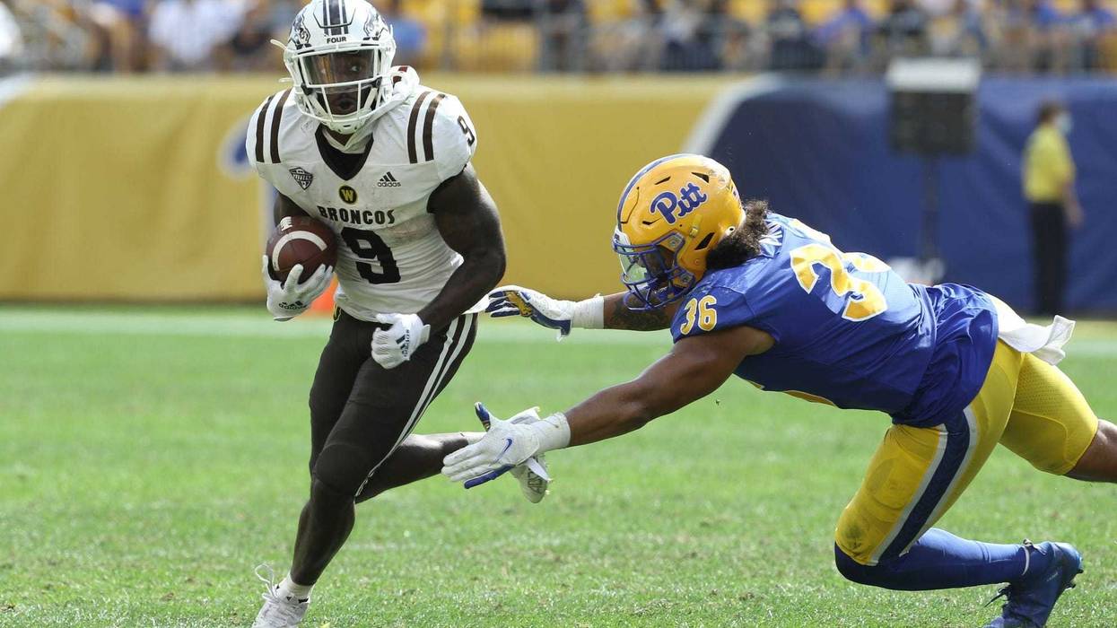 Pitt's Chase Pine missed a tackle