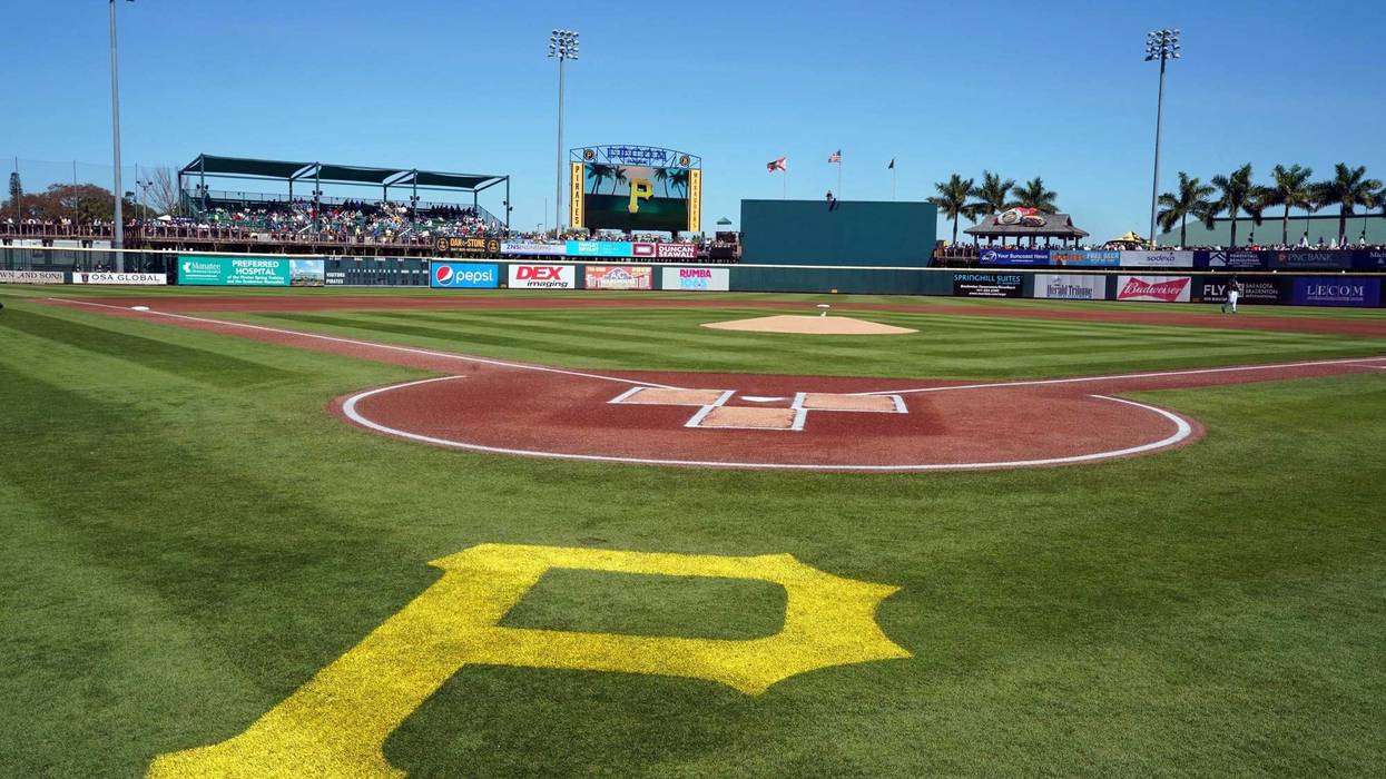 Pittsburgh Pirates take on the New York Yankees at LECOM Park