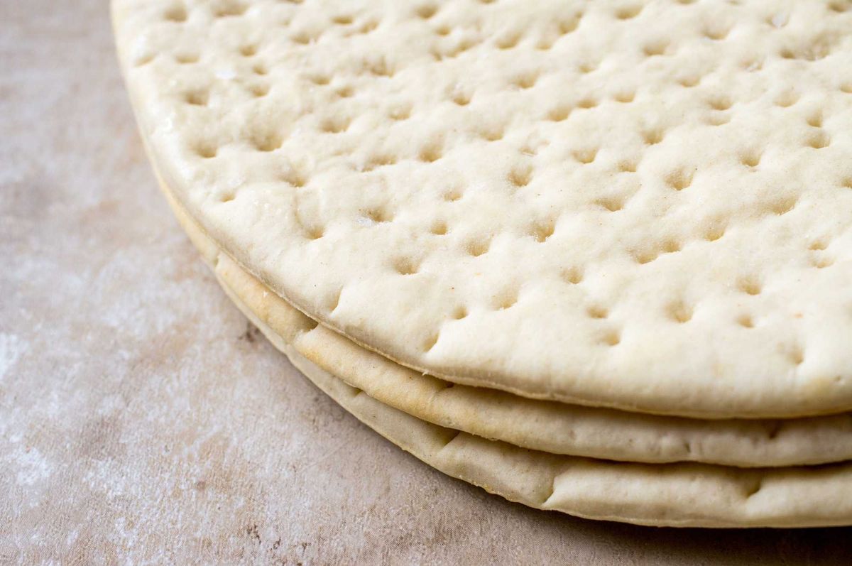 Pizza dough stock photo.