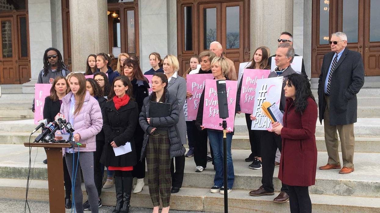 Plaintiffs in the transgender sports suit