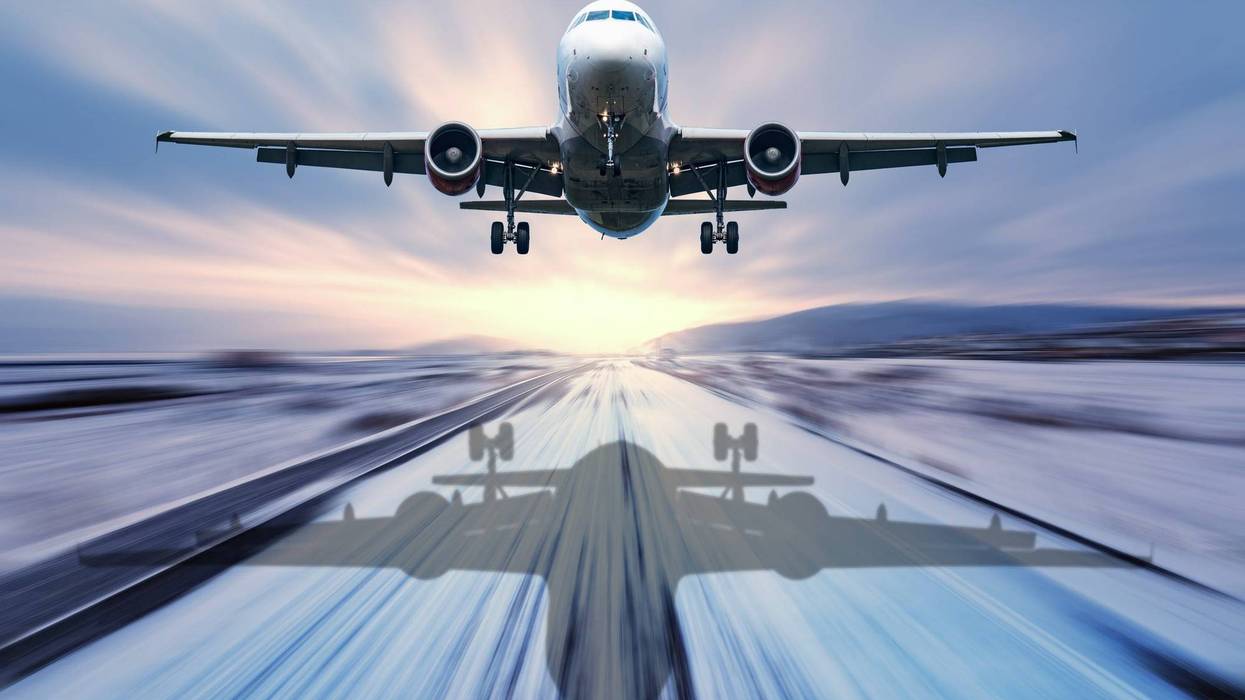 plane taking off