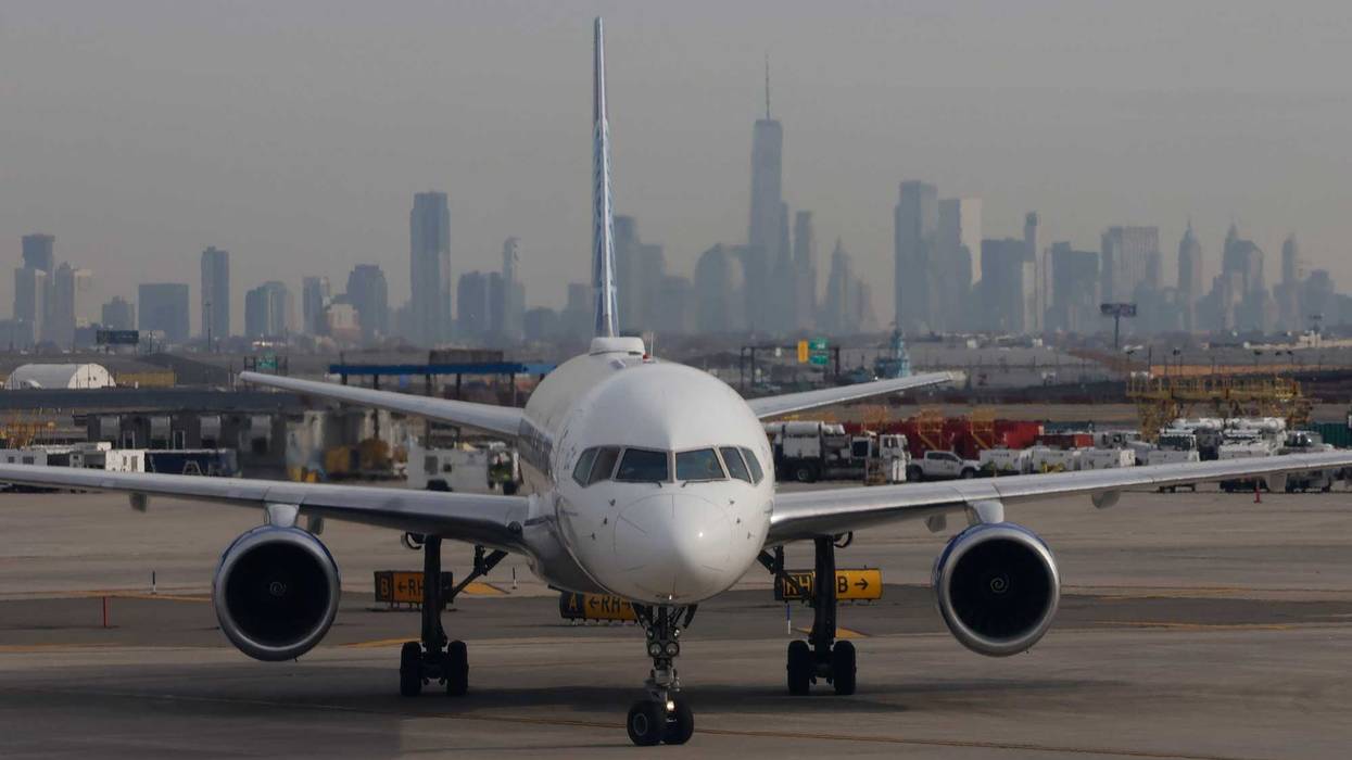 Planes are seen at Newark Liberty International Airport