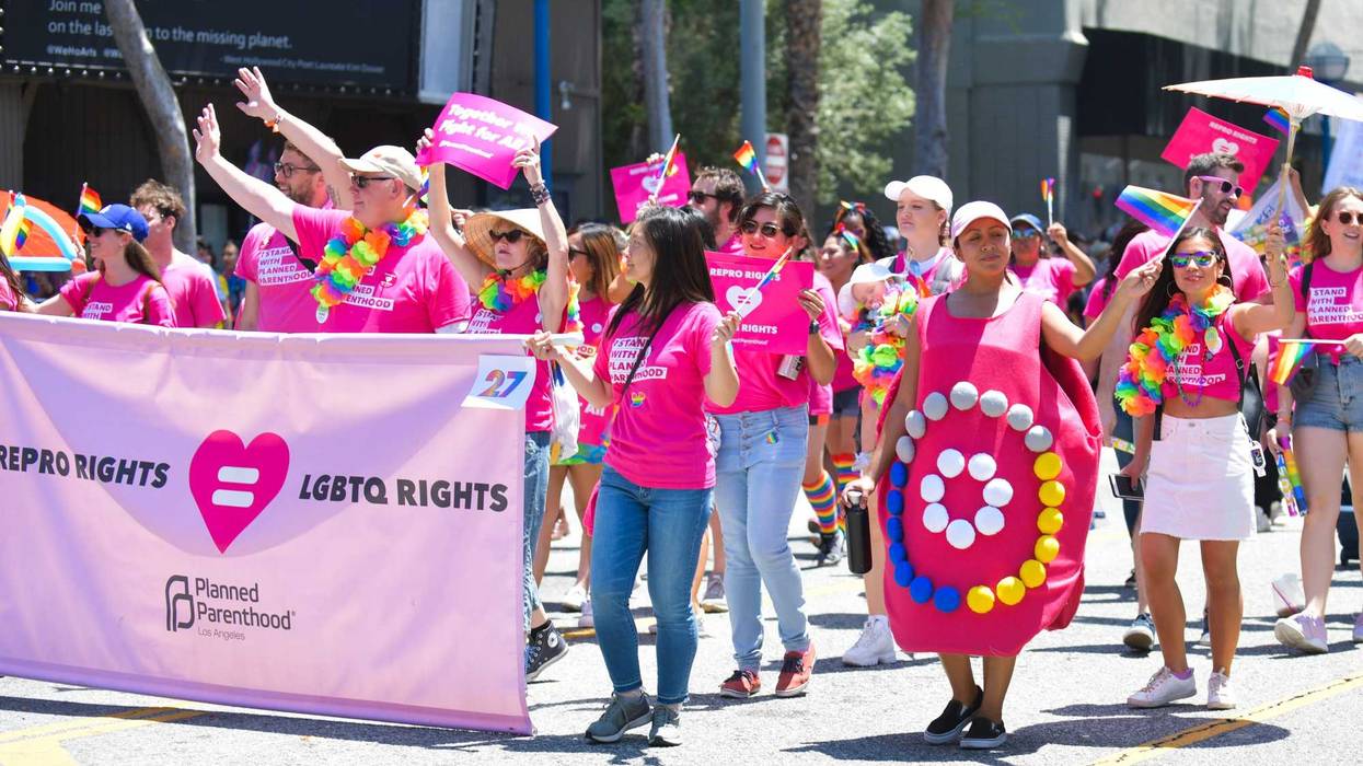 Planned Parenthood at LA Pride 2019 on June 07, 2019 in West Hollywood, California.