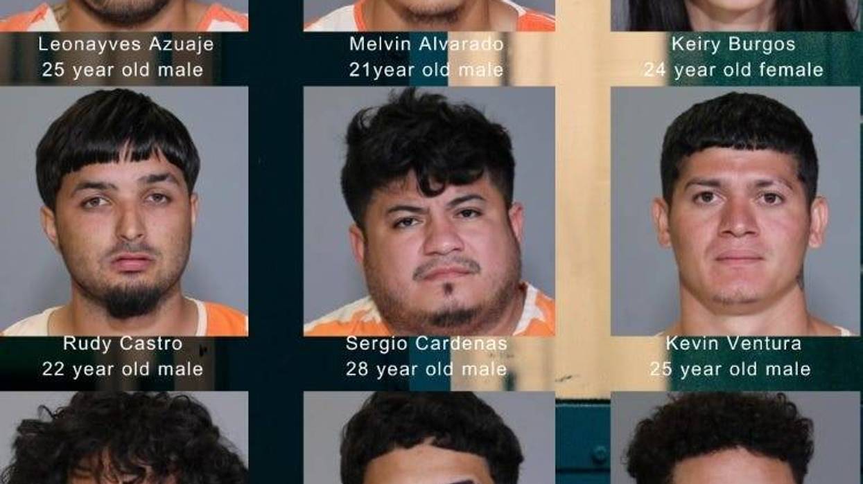 Plano police arrested nine people in connection to two burglaries in the city.