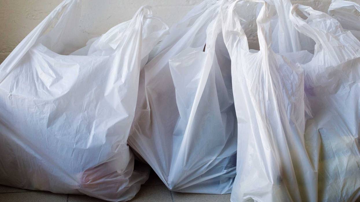 Plastic bags in CT banned July first.
