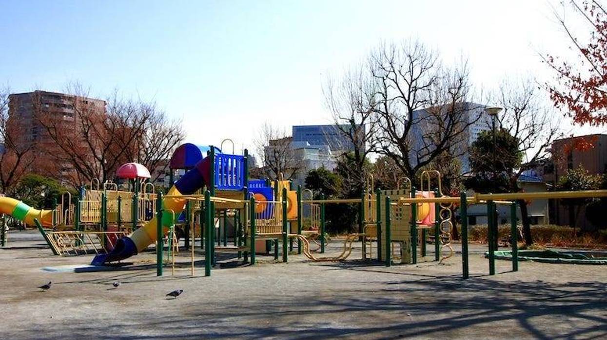Playground, Equipment, Empty, City