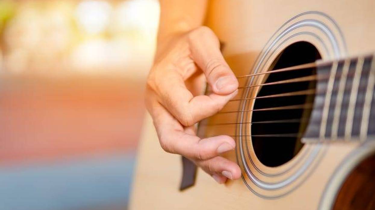 Playing Guitar