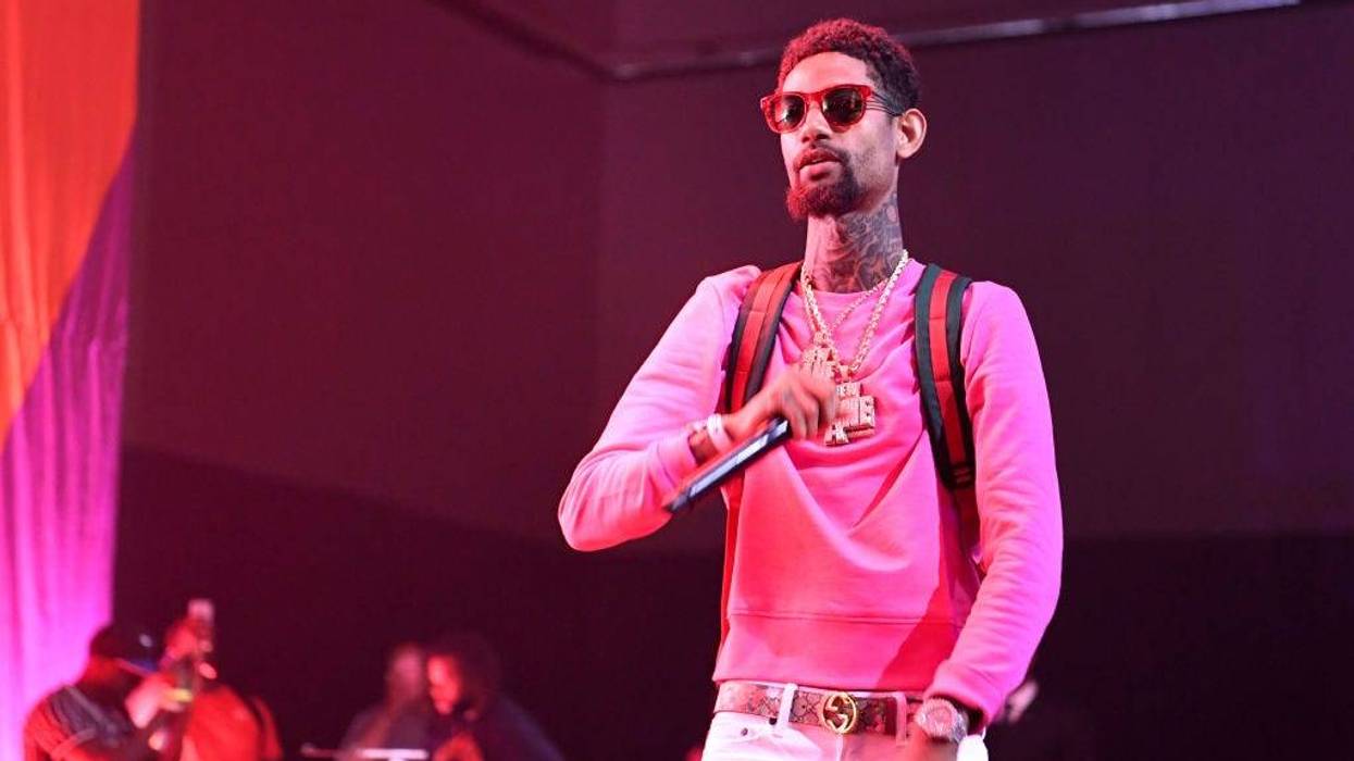 PnB Rock performs onstage at the Main Stage Performances during the 2017 BET Experience at Los Angeles Convention Center on June 24, 2017 in Los Angeles, California.