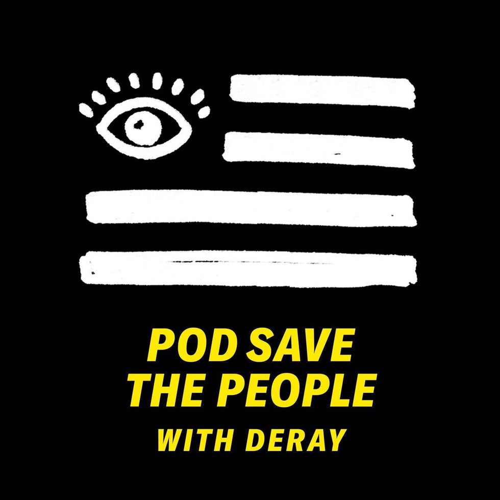Pod Save the People podcast logo