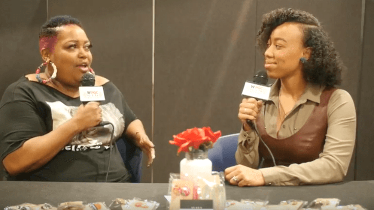 Poet talks with earring designer Alaya Butler.