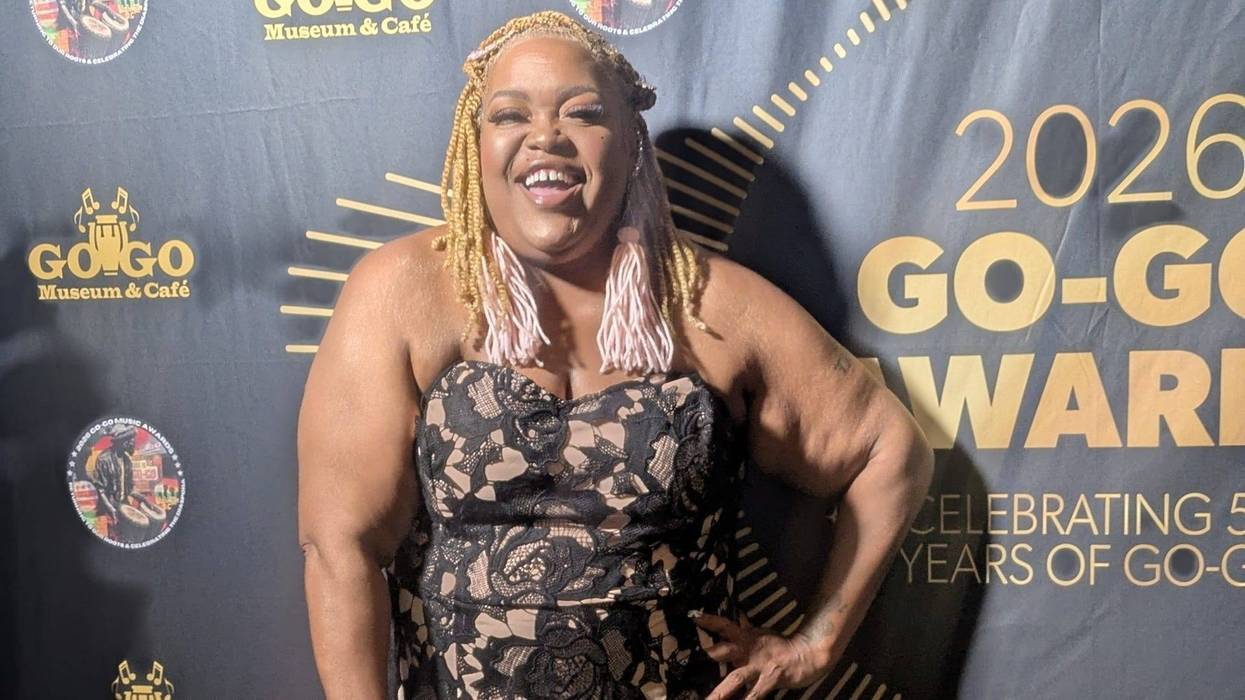 Poet Taylor at The Go-Go Awards