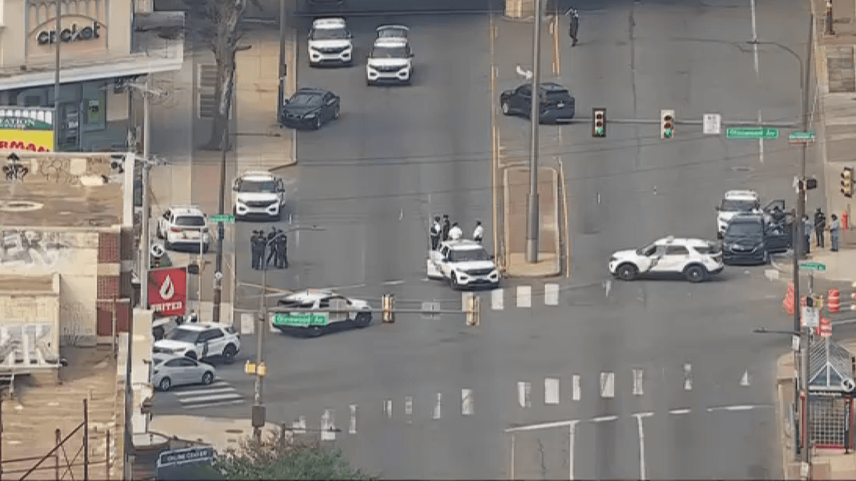 Police activity at North Broad Street and Glenwood Avenue in North Philadelphia