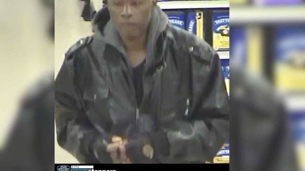 Police are searching for a man after a 71-year-old woman was sucker punched in Fort Greene on April 25