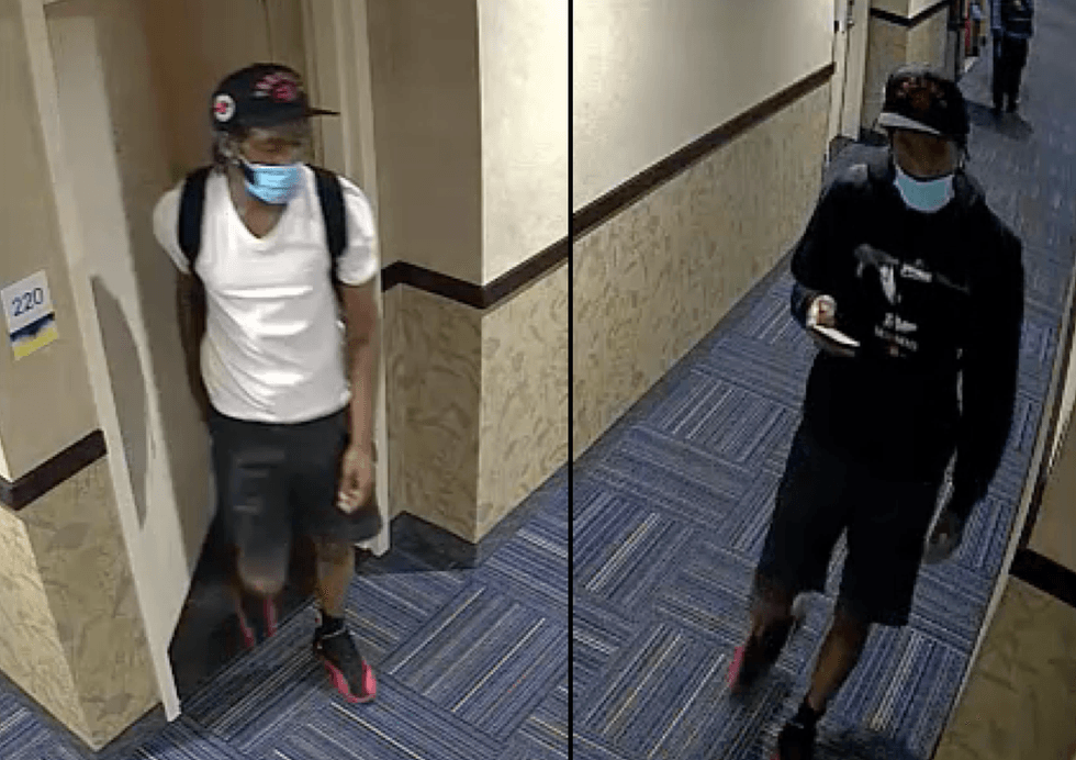 Police are searching for a man suspected of raping two women in September and November at the 7 Days Hotel