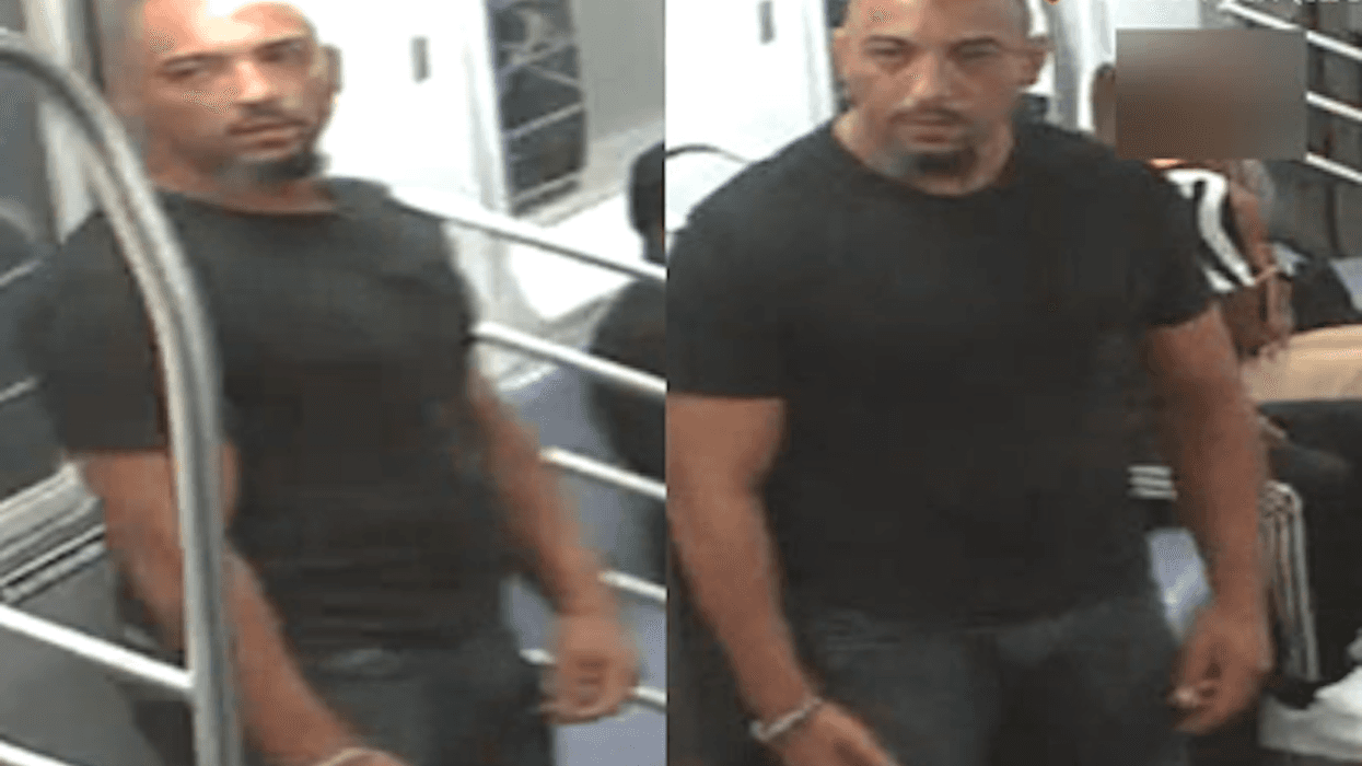 Police are searching for a man who allegedly beat a 64-year-old woman who asked him to put out a cigarette on a 2 train in the Bronx