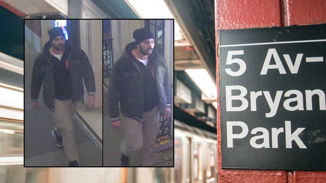 Police are searching for a man who groped, punched and robbed a woman at the Bryant Park subway station on Dec. 28, 2022