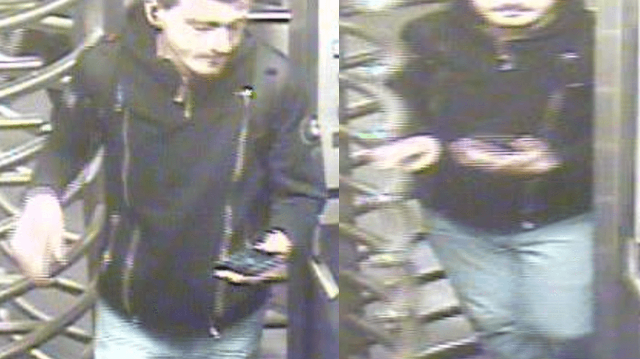 Police are searching for a man who slapped a subway conductor in the face at the Jackson Heights–Roosevelt Avenue/74th Street station on May 1