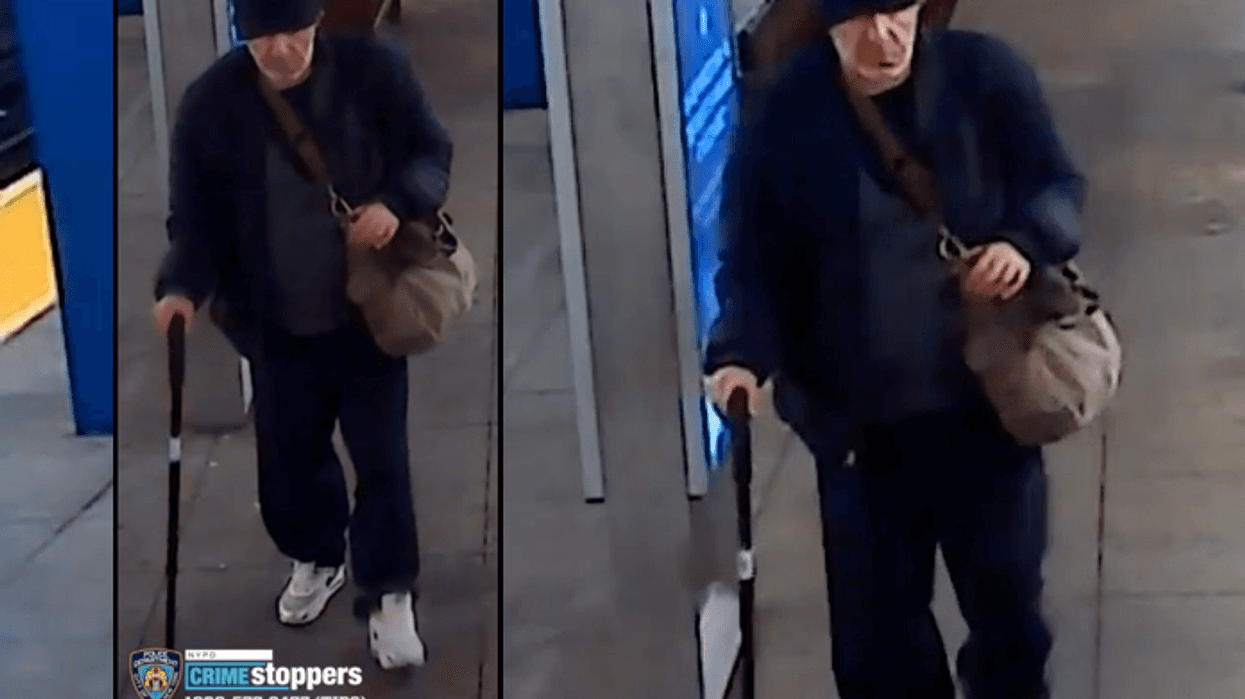 Police are searching for a man who they say hugged and kissed a girl at a subway station in Crown Heights