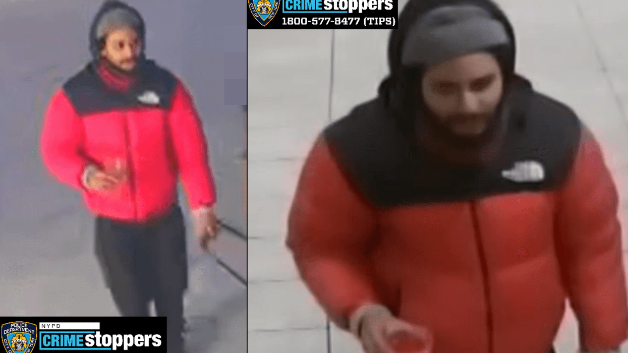 Police are searching for a slasher who attacked a 66-year-old man who asked him to stop urinating on a car Sunday evening, police said