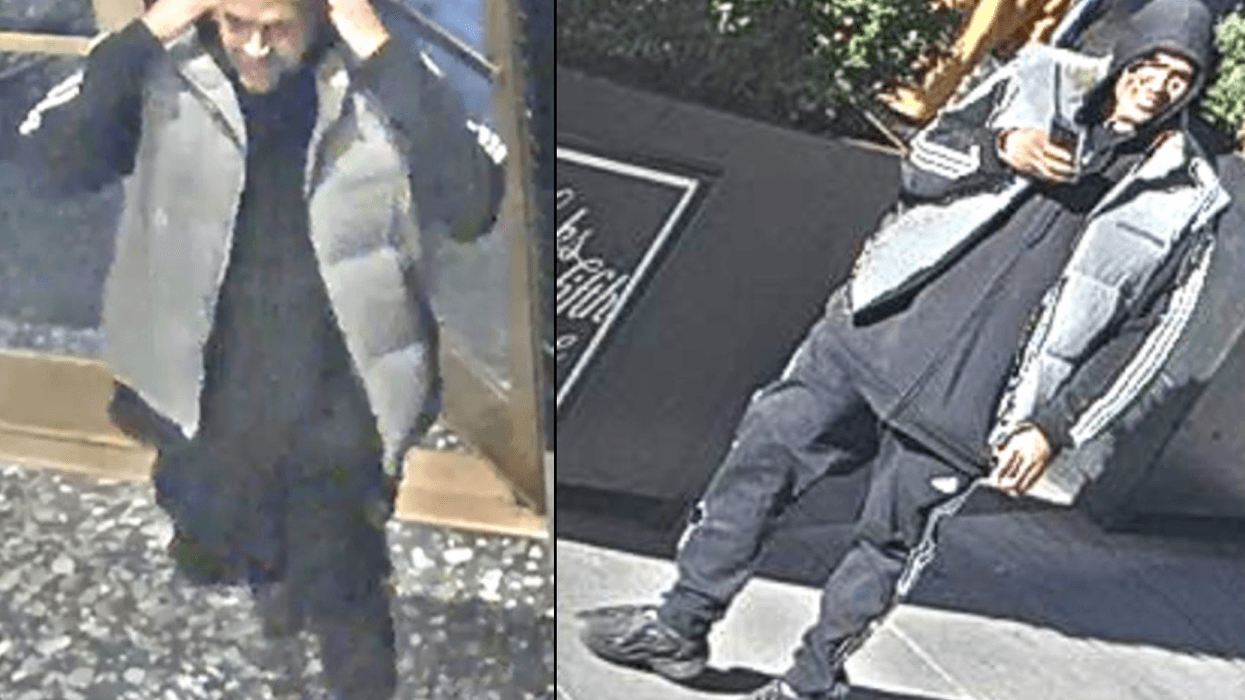 Police are searching for a suspect in a broad-daylight robbery across from Trump Tower in Midtown