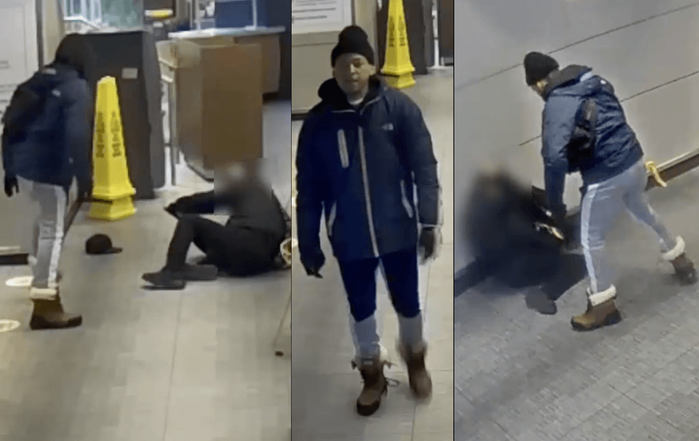 Police are searching for a suspect in a violent robbery at a McDonald