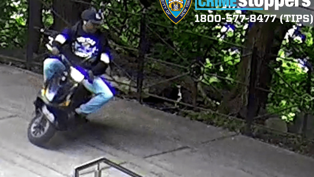 Police are searching for a suspect on a scooter after a girl was violently robbed in the Bronx on June 25